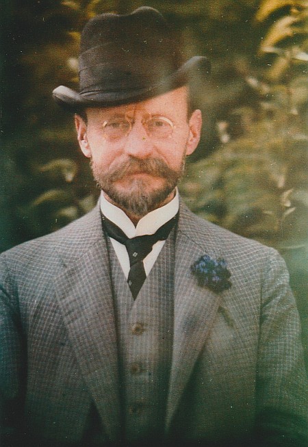 Portrait Auer von Welsbach Farbfotografie um 1900