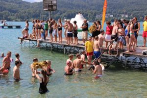 Schwimmen statt Baden in Krumpendorf 2016